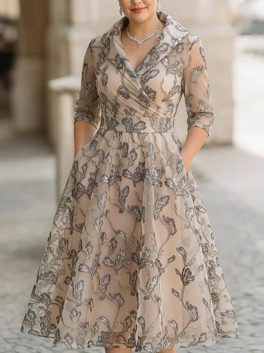 Marceline | Classic Graceful Wrap Dress