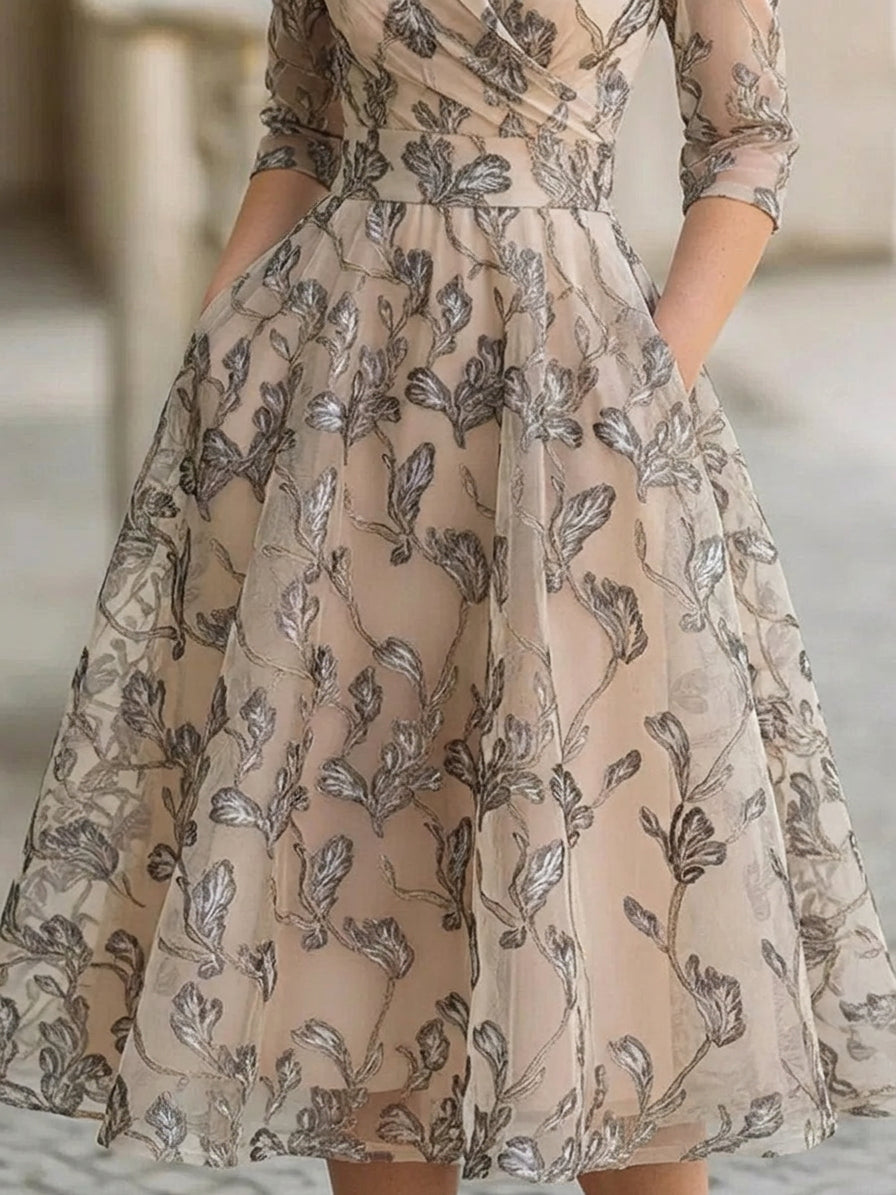 Marceline | Classic Graceful Wrap Dress