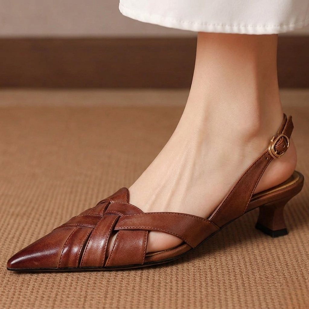 Valentina Genuine Leather Heels