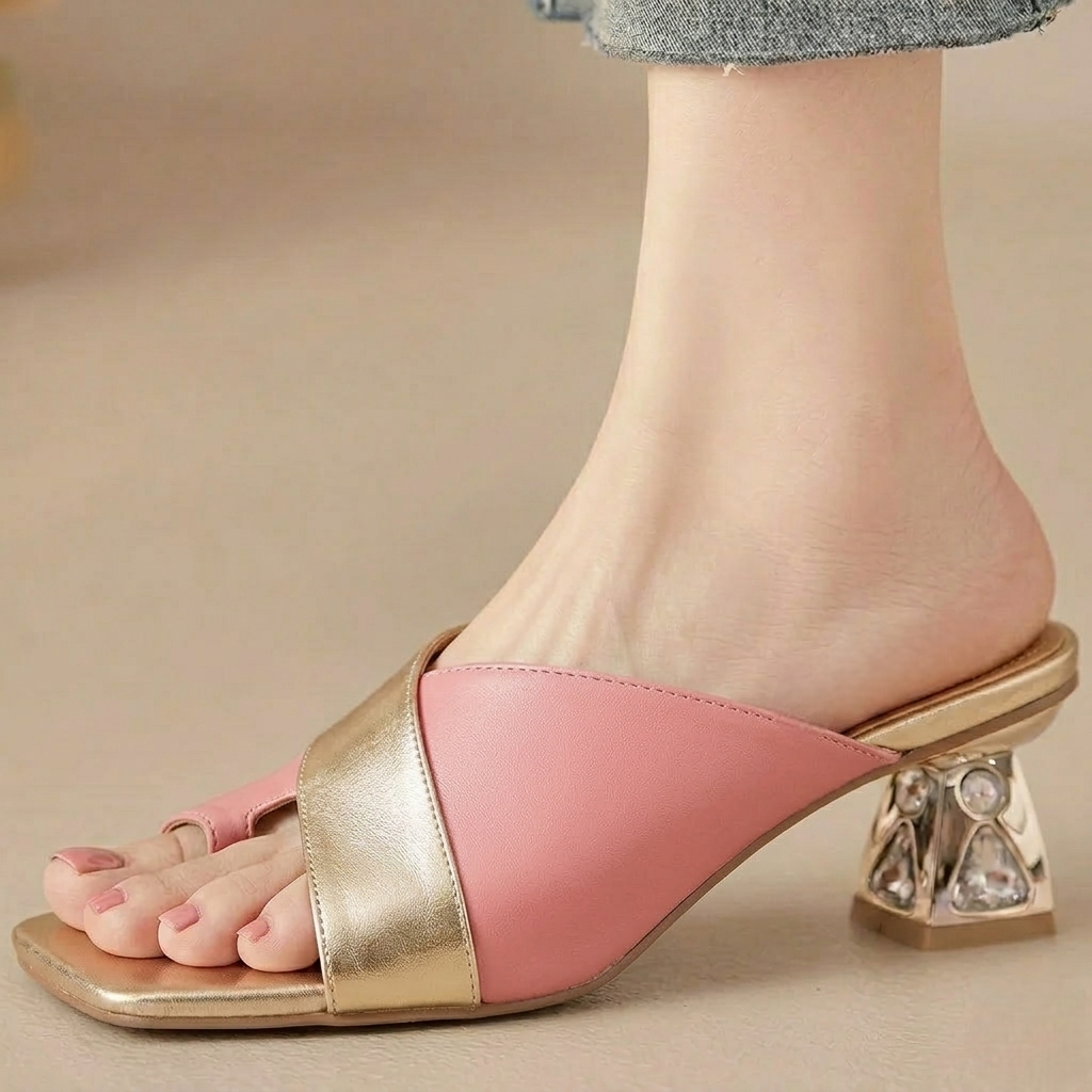 Opaline Genuine Leather Heels