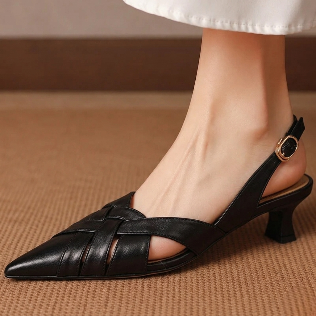Valentina Genuine Leather Heels
