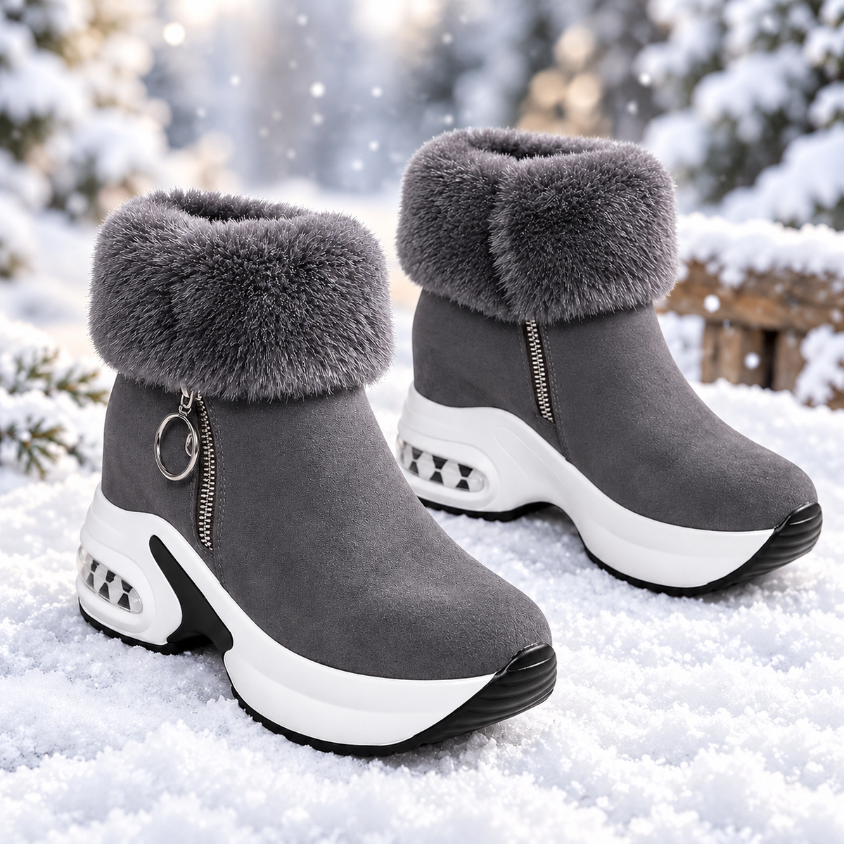 Maya™ | Plush-Lined | Thick-Sole Comfort Boots