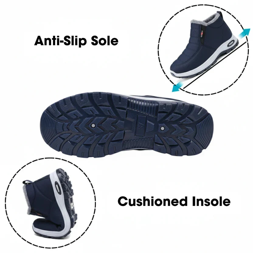Sianna™. | Quilted | Waterproof Slip-On Ankle Boots