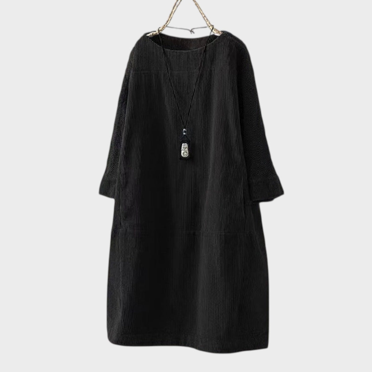 Amy™ Relaxed Corduroy Midi Dress