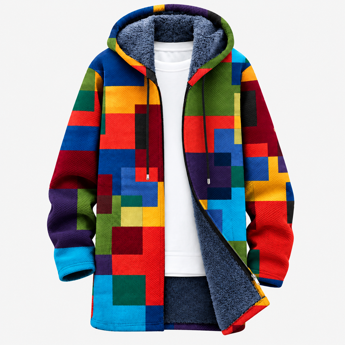 Cynthia | Artful Hooded Cardigan
