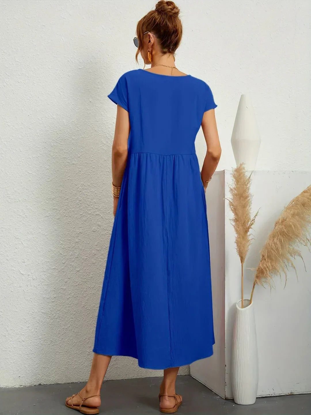 Ursina™ | Fluid Midi Dress-