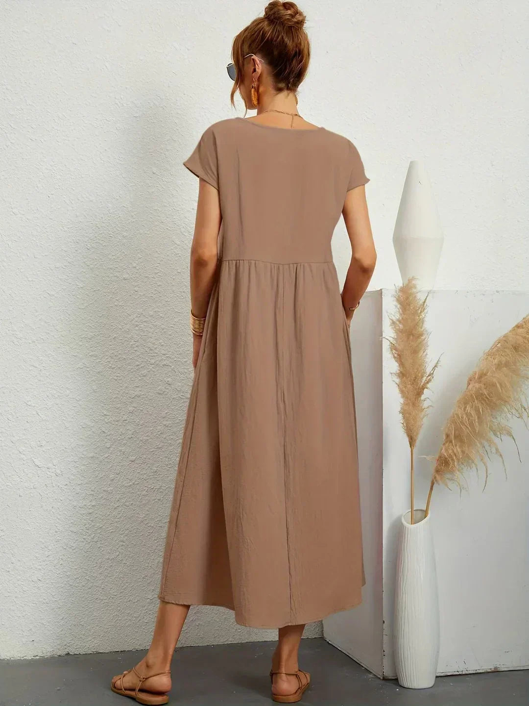 Ursina™ | Fluid Midi Dress-