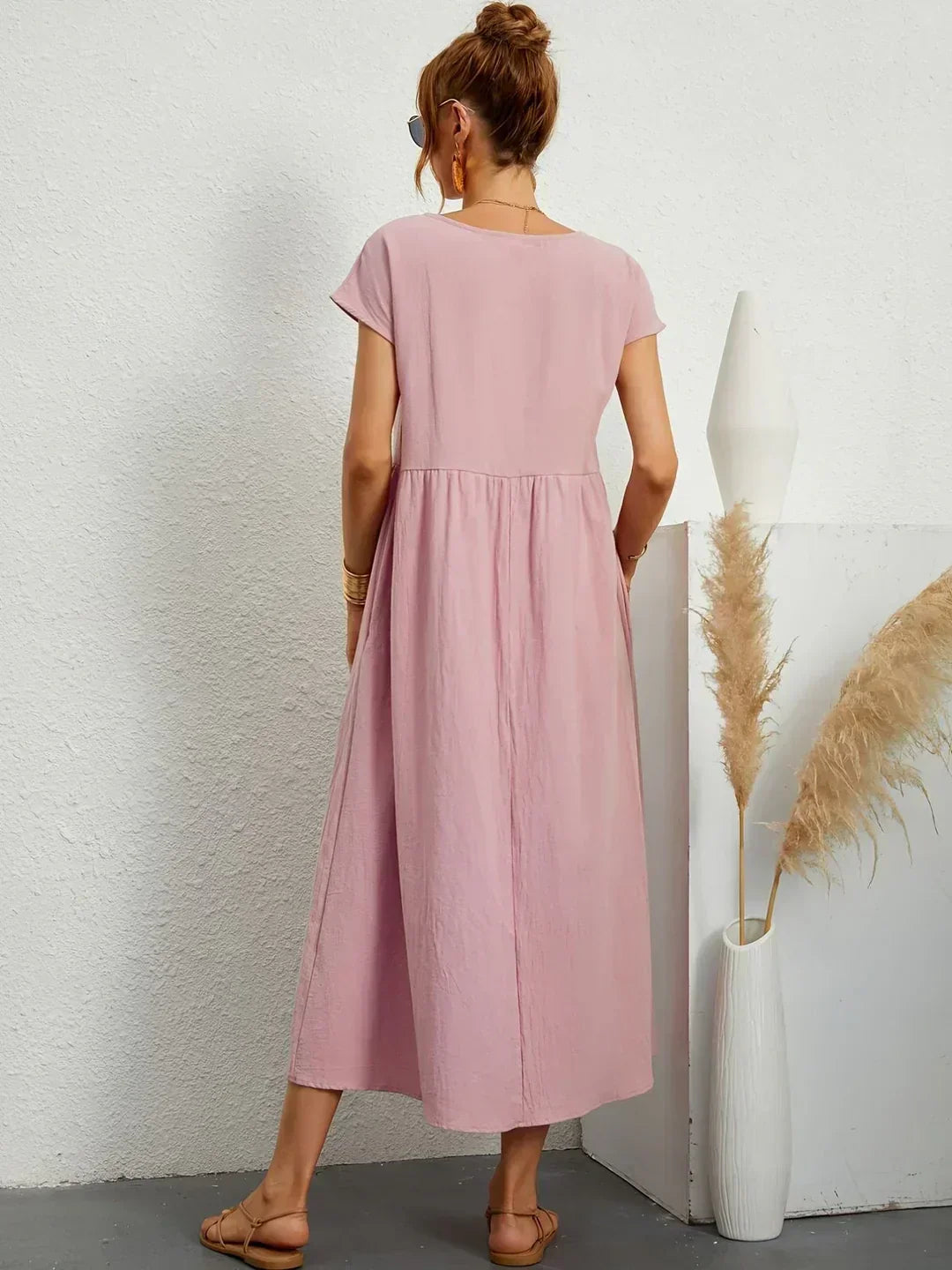 Ursina™ | Fluid Midi Dress-