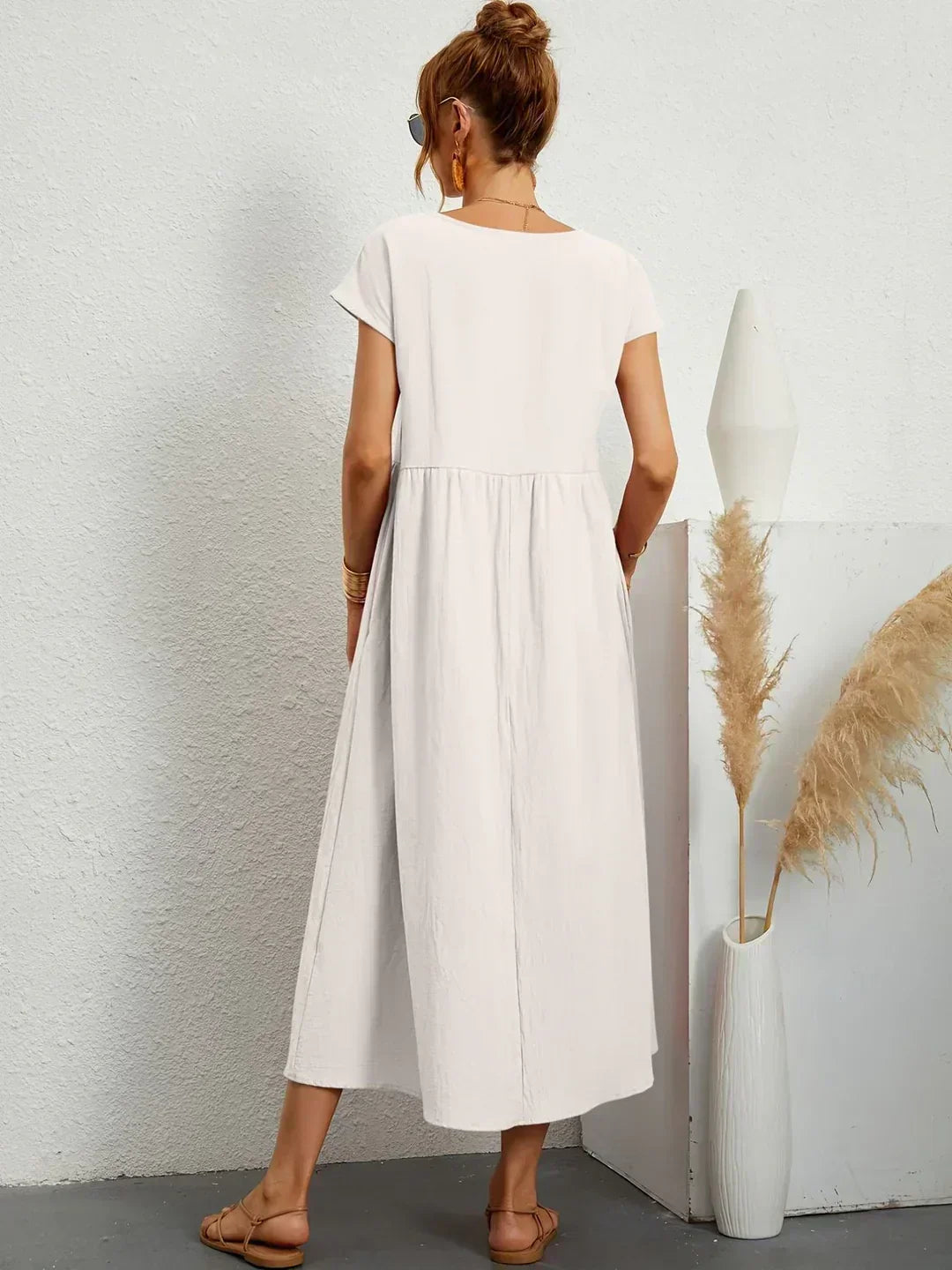 Ursina™ | Fluid Midi Dress-