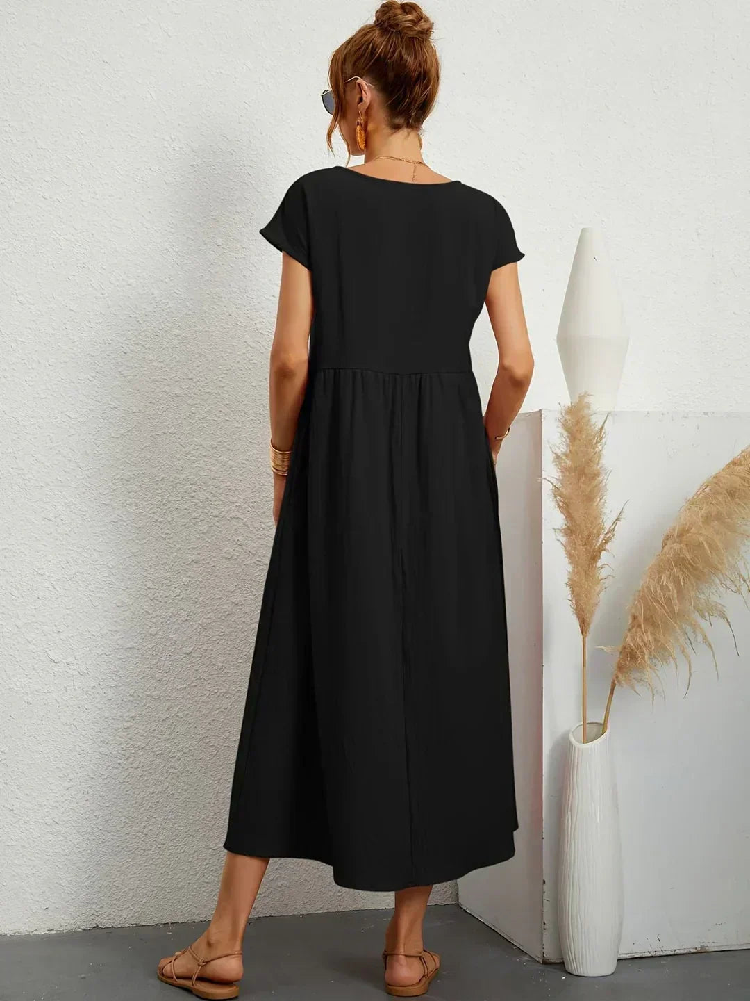 Ursina™ | Fluid Midi Dress-