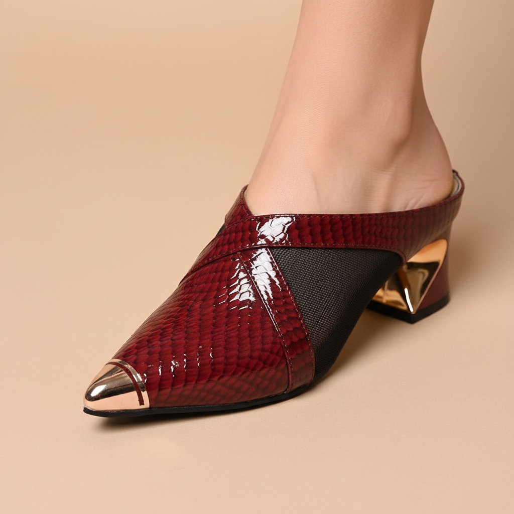 Valencia Leather Mules