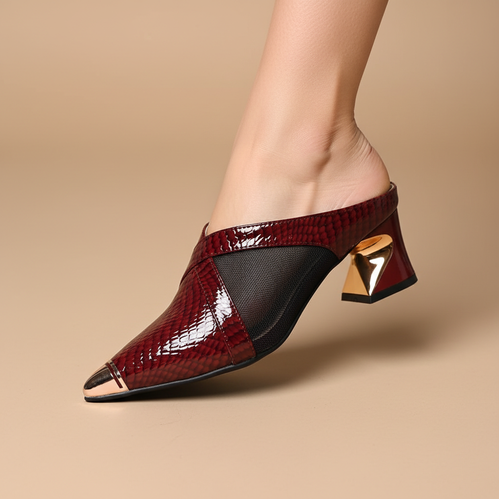 Valencia Leather Mules