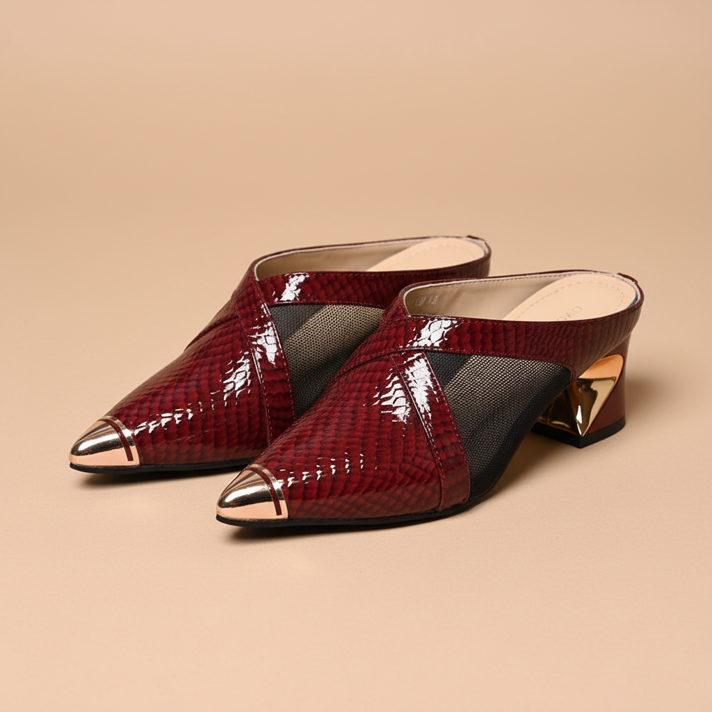Valencia Leather Mules