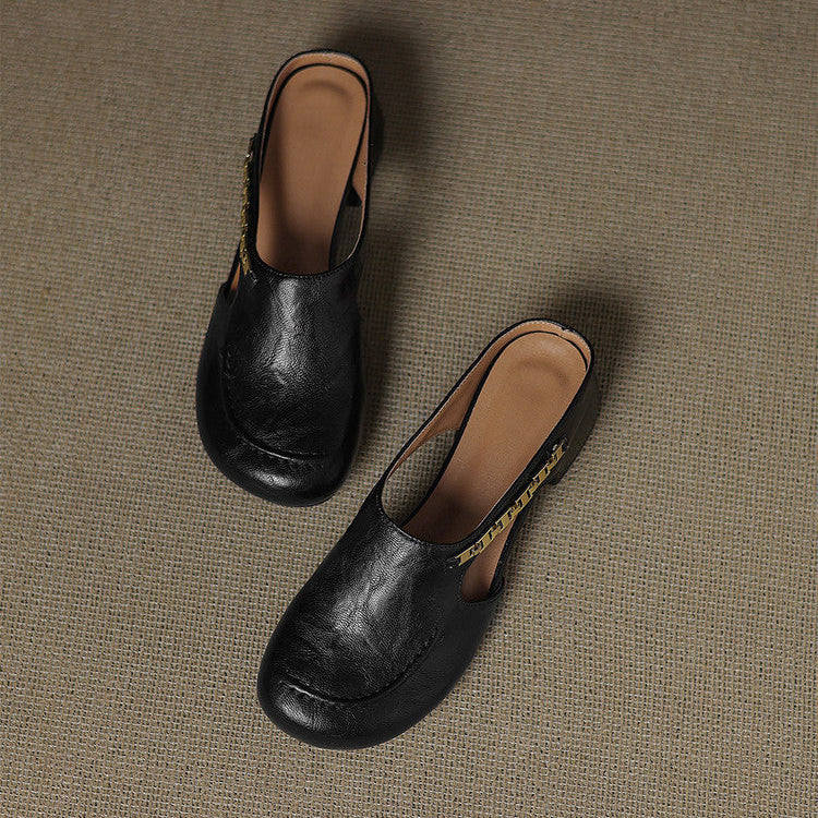 Lira Leather Mules