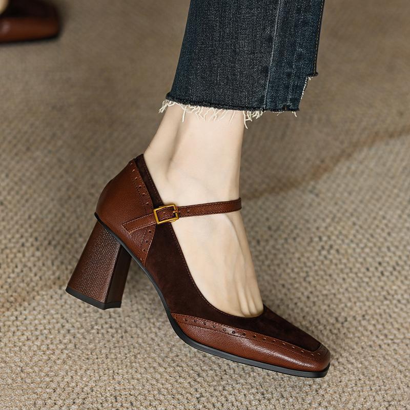 Lior Leather Heels