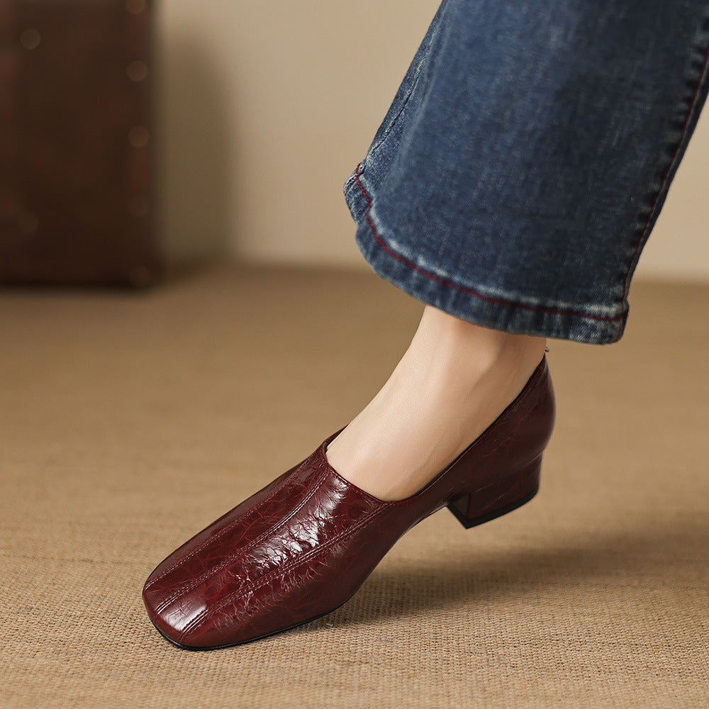 Velina Genuine Leather Loafers