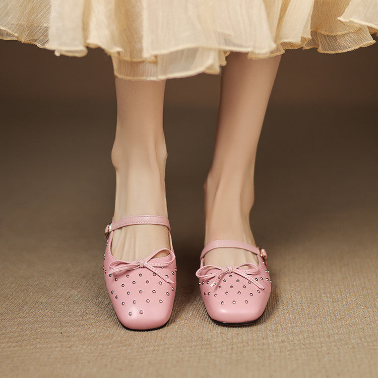 Belle Genuine Leather Mules
