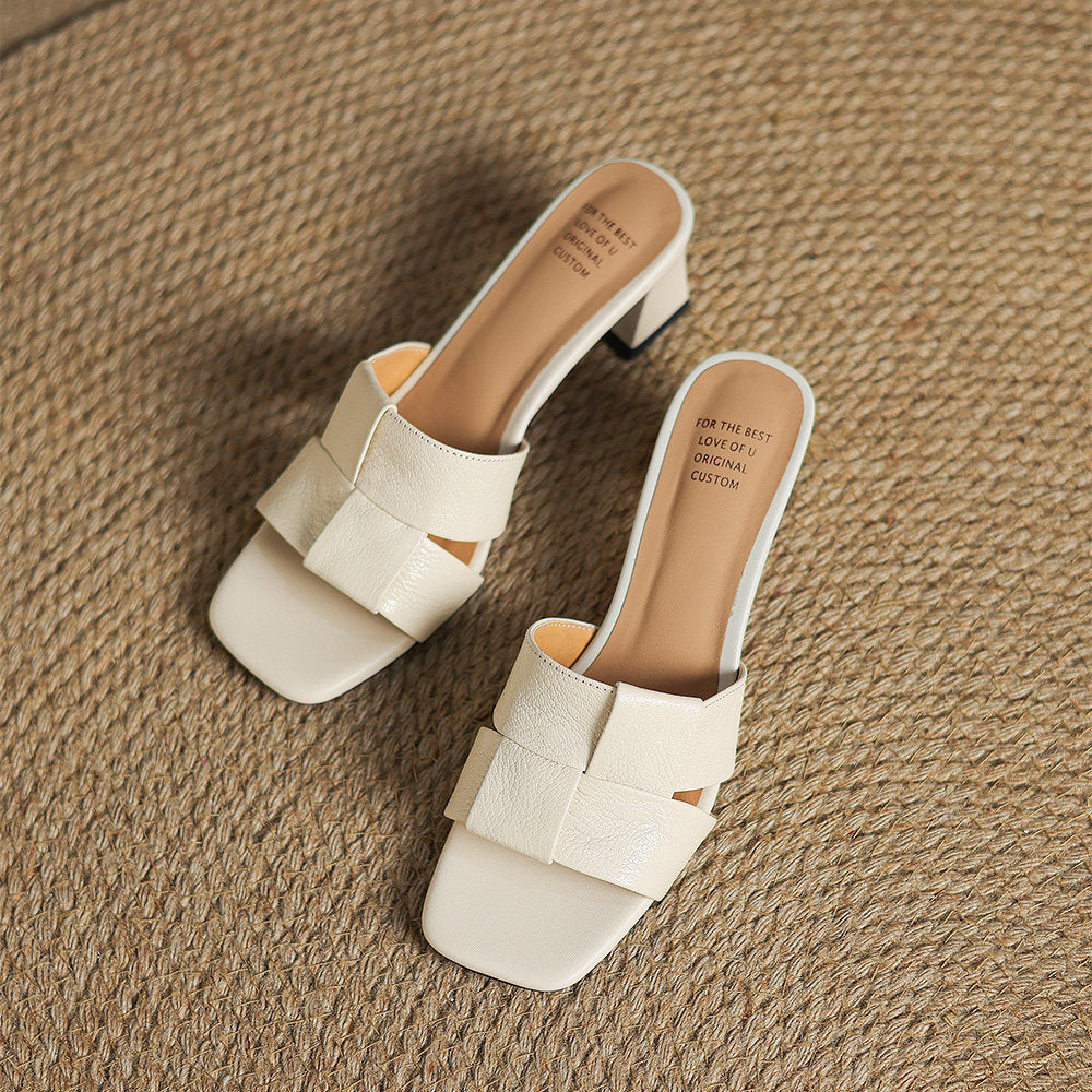 Sereno Leather Mules