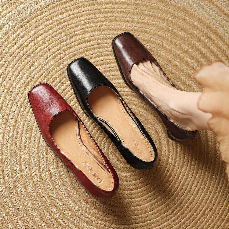 Eden Genuine Leather Heels