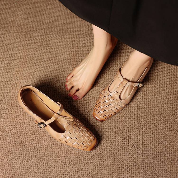 Soretta Genuine Leather Heels