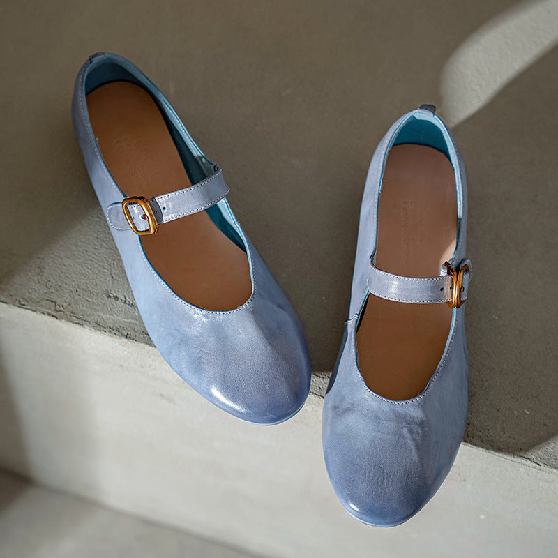 Galla Genuine Leather Heels