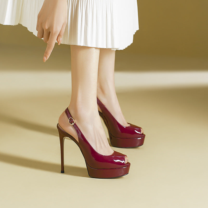 Arvella Leather Heels