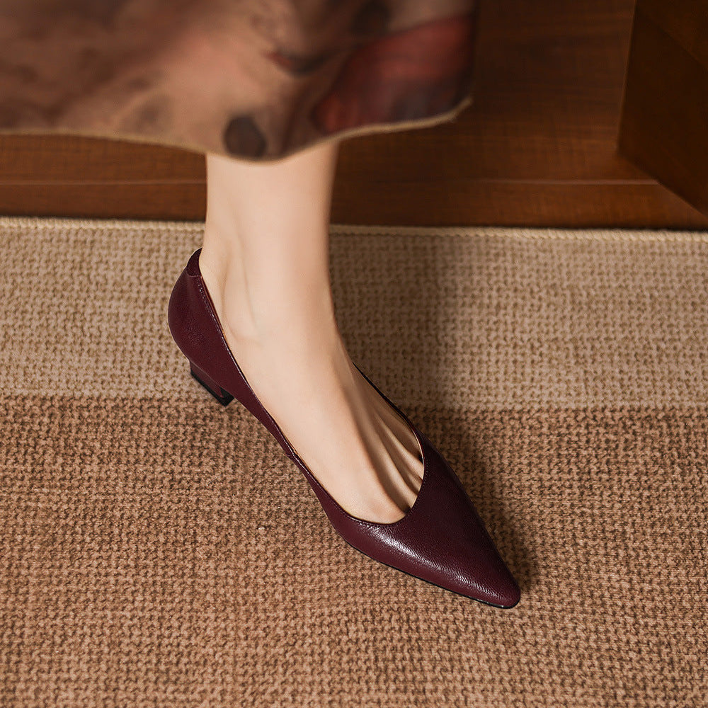 Lorvane Genuine Leather Heels