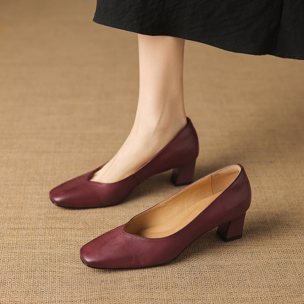 Orella Genuine Leather Heels