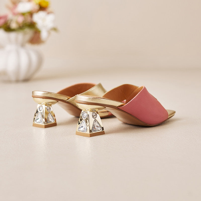 Opaline Genuine Leather Heels