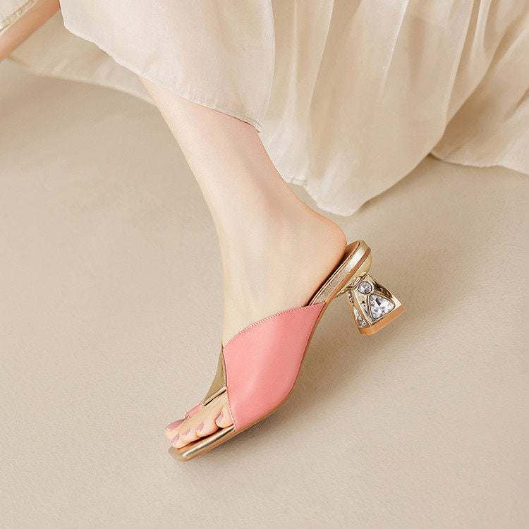Opaline Genuine Leather Heels