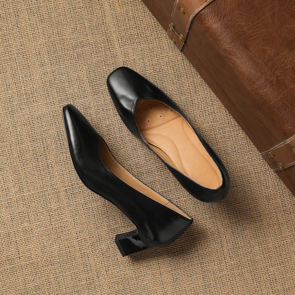 Orella Genuine Leather Heels
