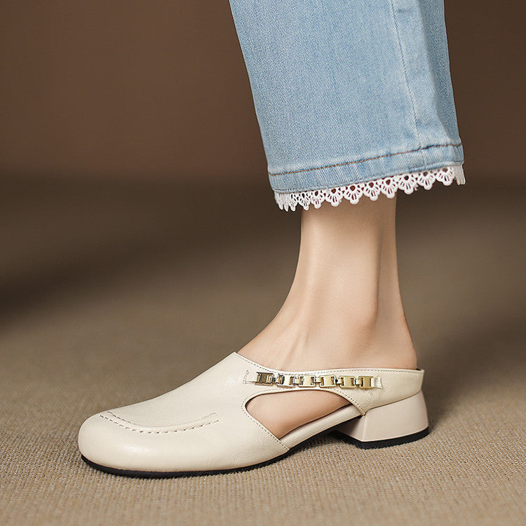 Lira Leather Mules