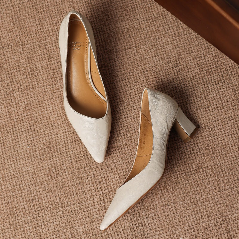 Lorvane Genuine Leather Heels