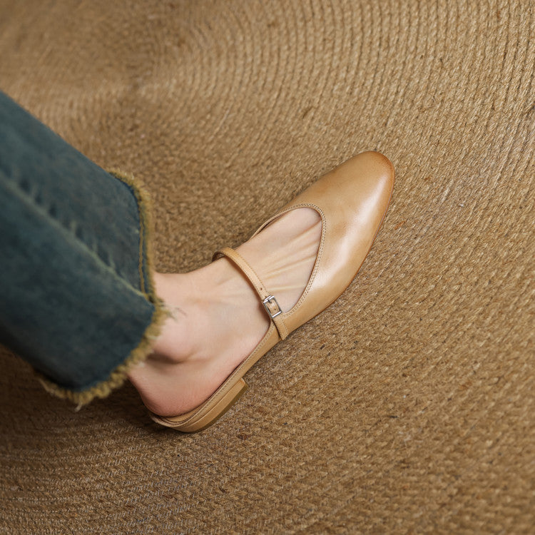 Avina Genuine Leather Mules