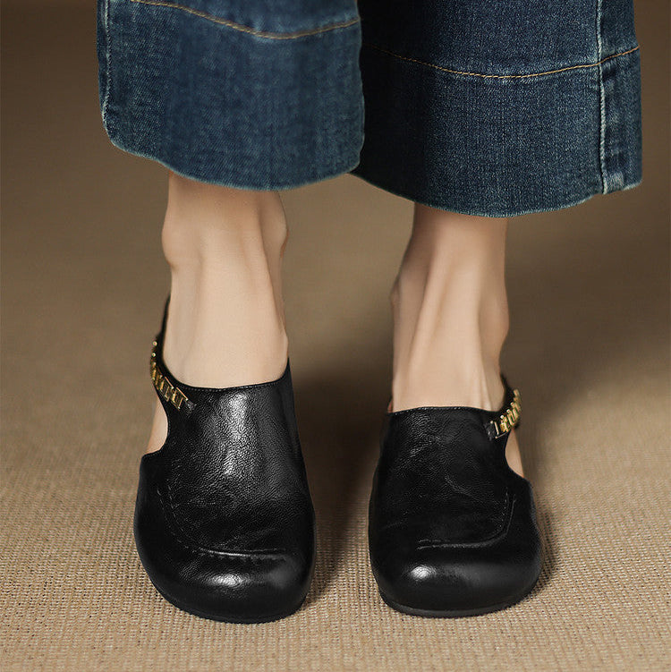 Lira Leather Mules