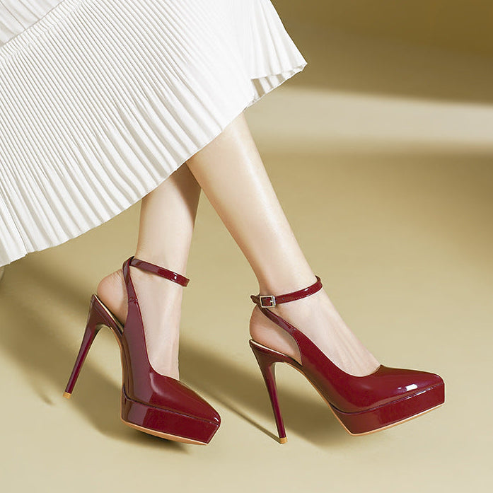 Arlena Leather Heels