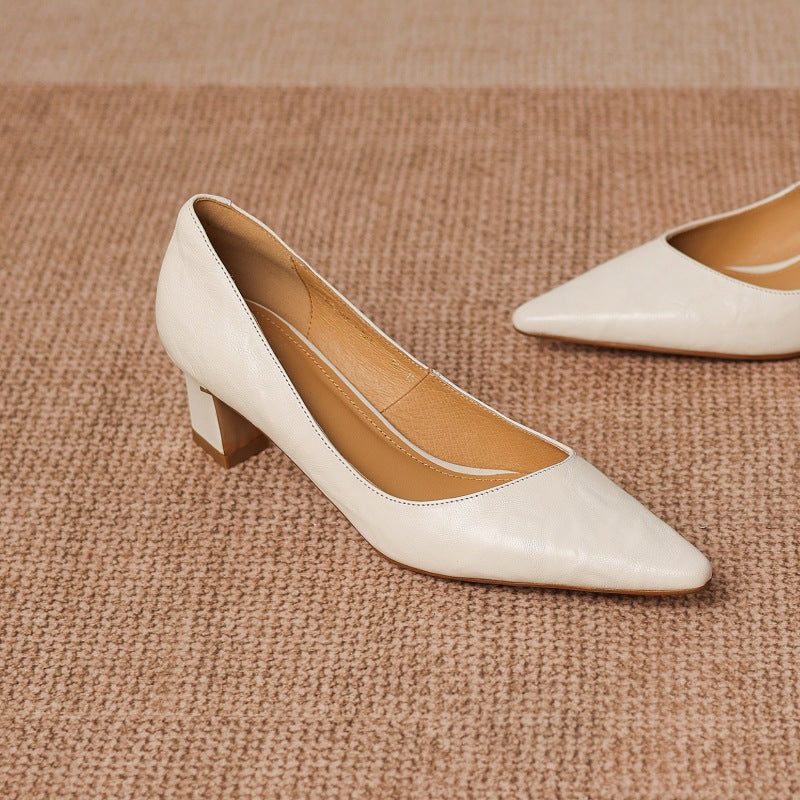 Lorvane Genuine Leather Heels