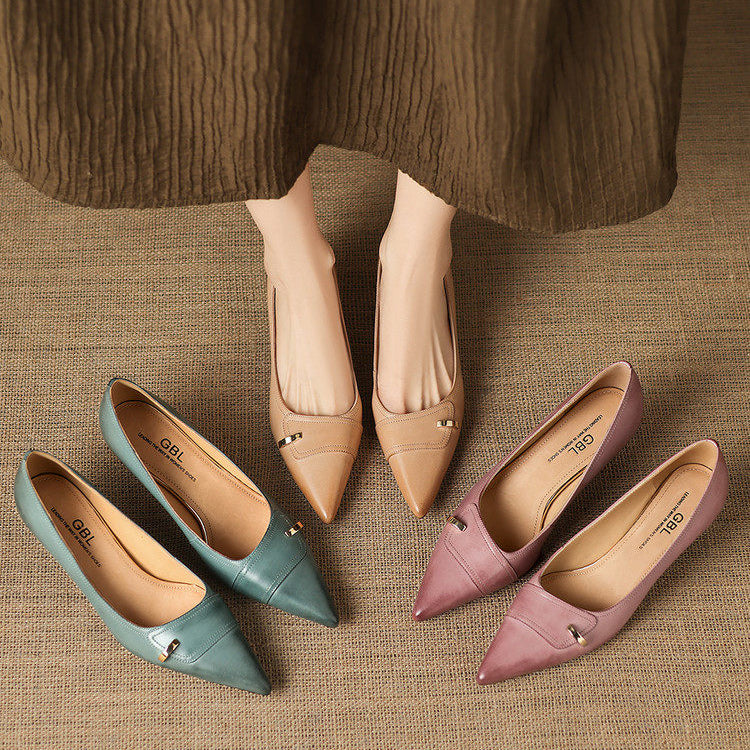 Verena Genuine Leather Heels