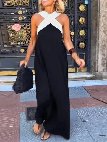 Quirine™ | Wrap-Front Maxi Dress-