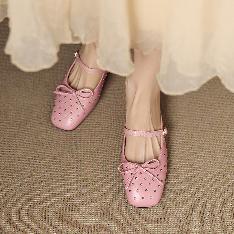 Belle Genuine Leather Mules