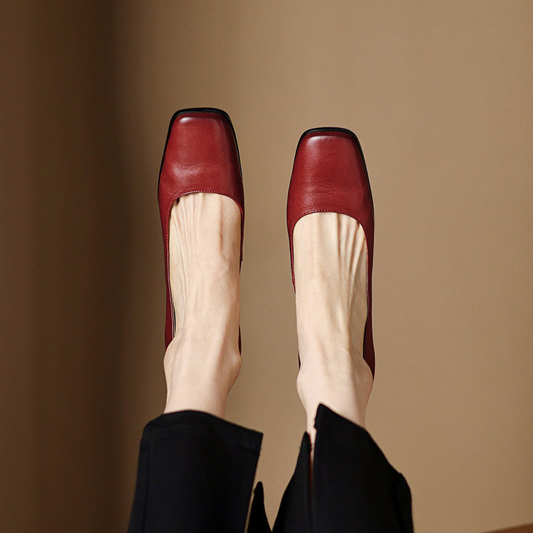 Eden Genuine Leather Heels