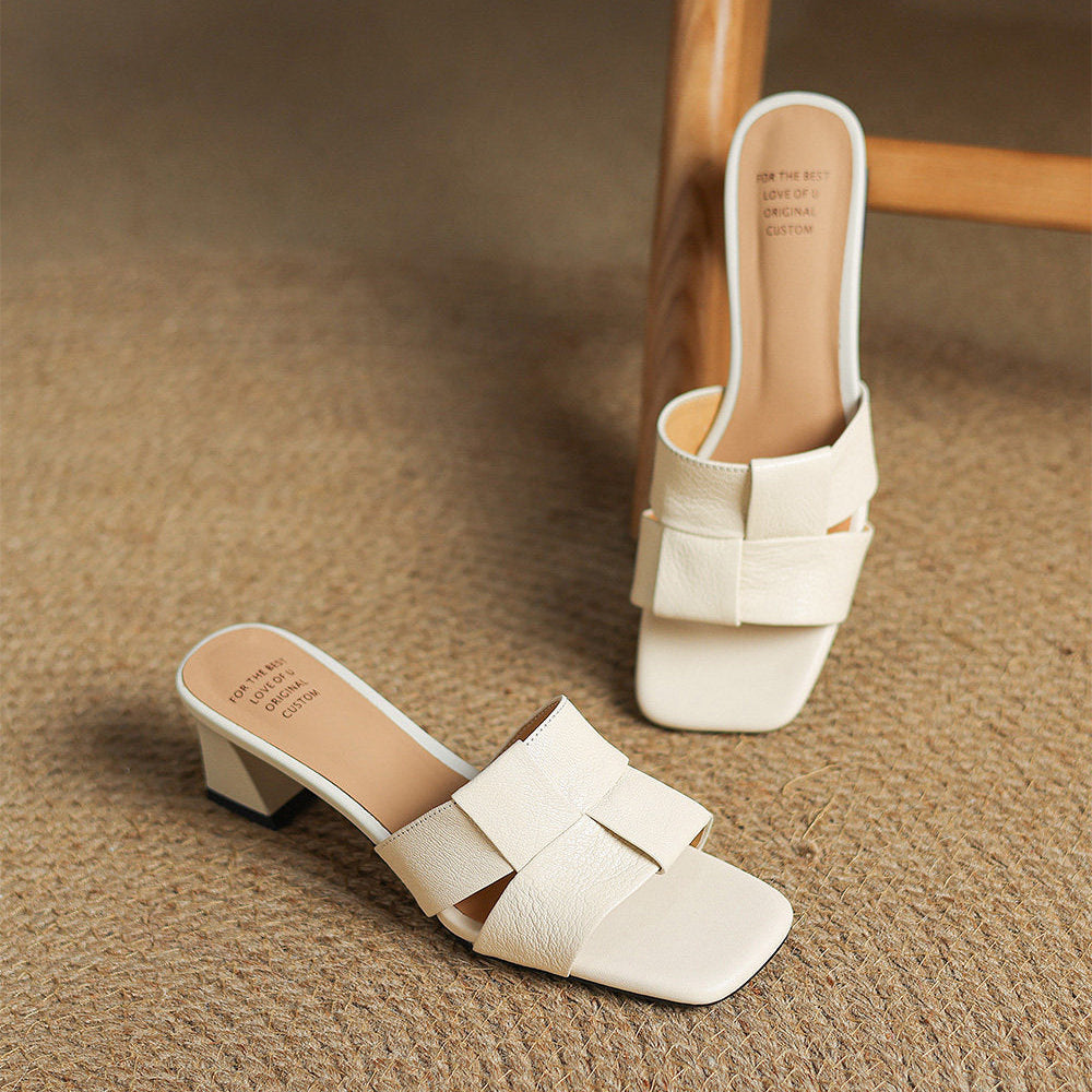 Sereno Leather Mules