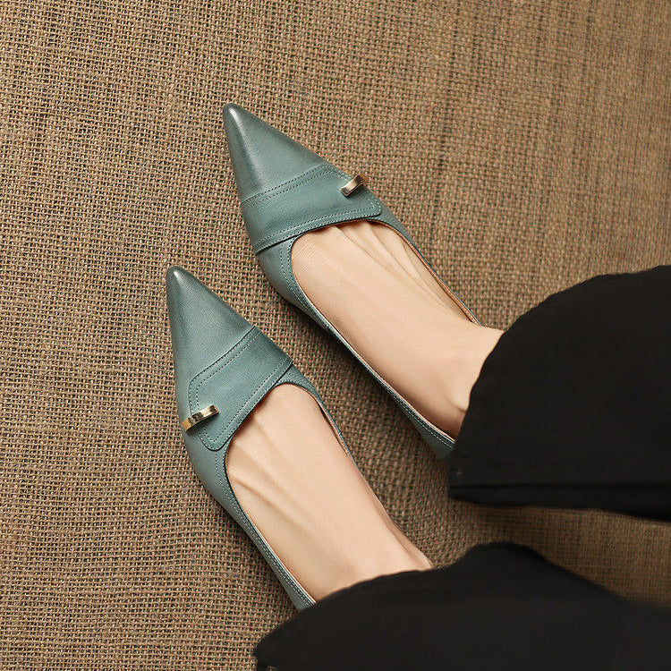 Verena Genuine Leather Heels