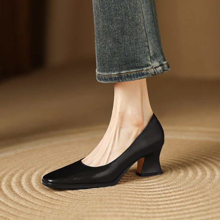 Eden Genuine Leather Heels