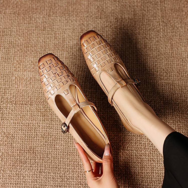 Soretta Genuine Leather Heels
