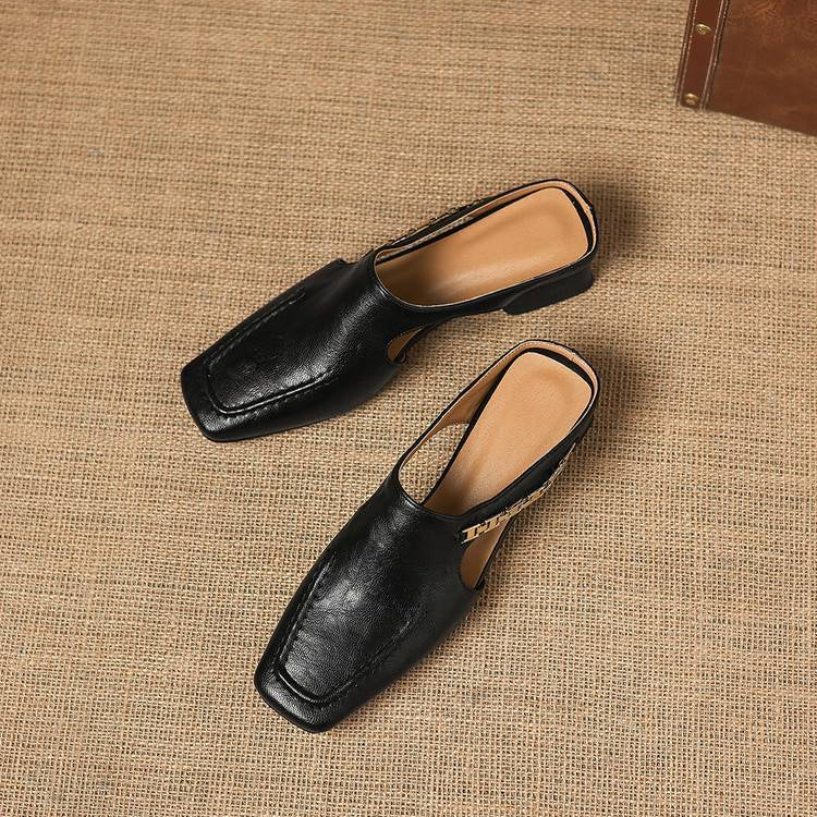 Nella Leather Mules