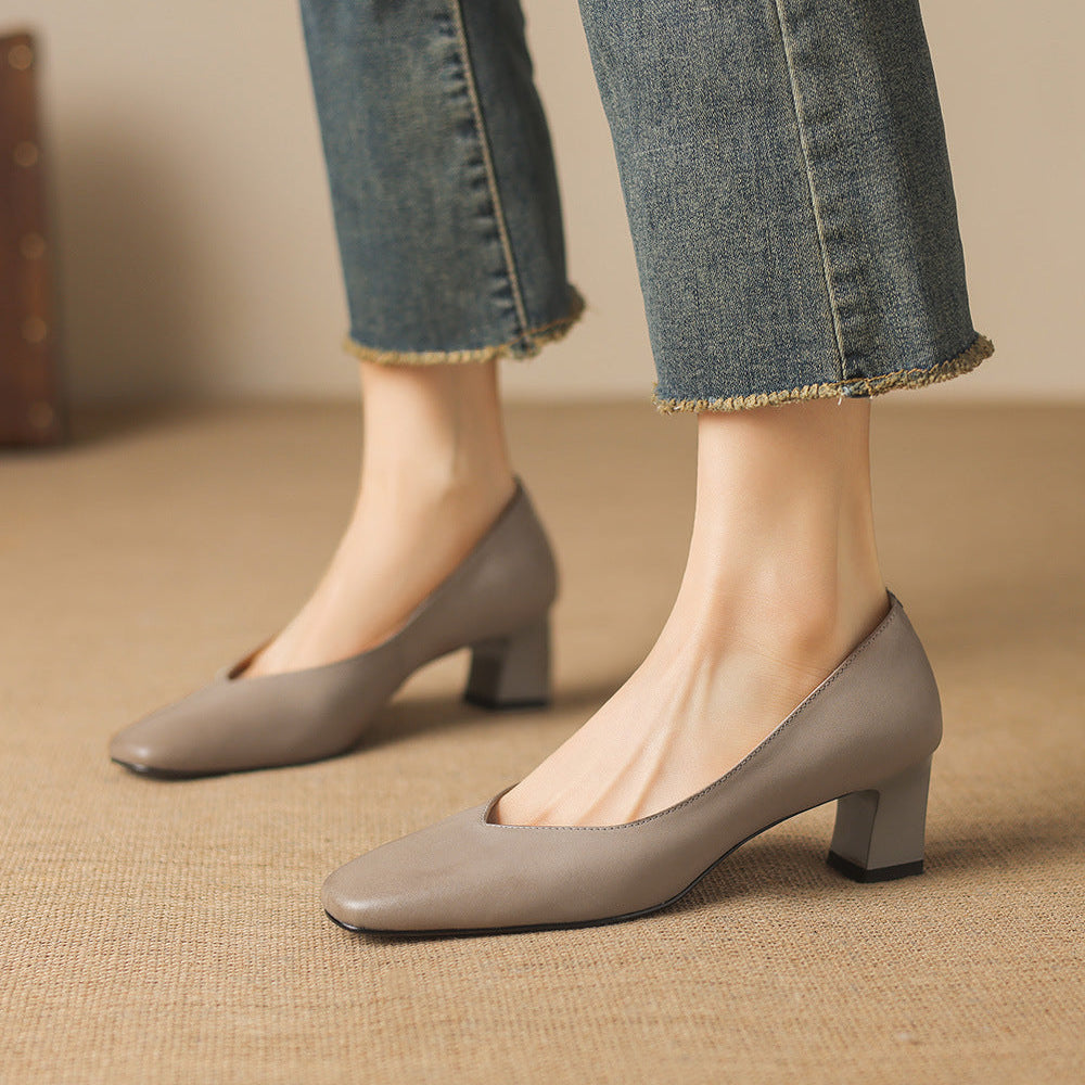 Orella Genuine Leather Heels