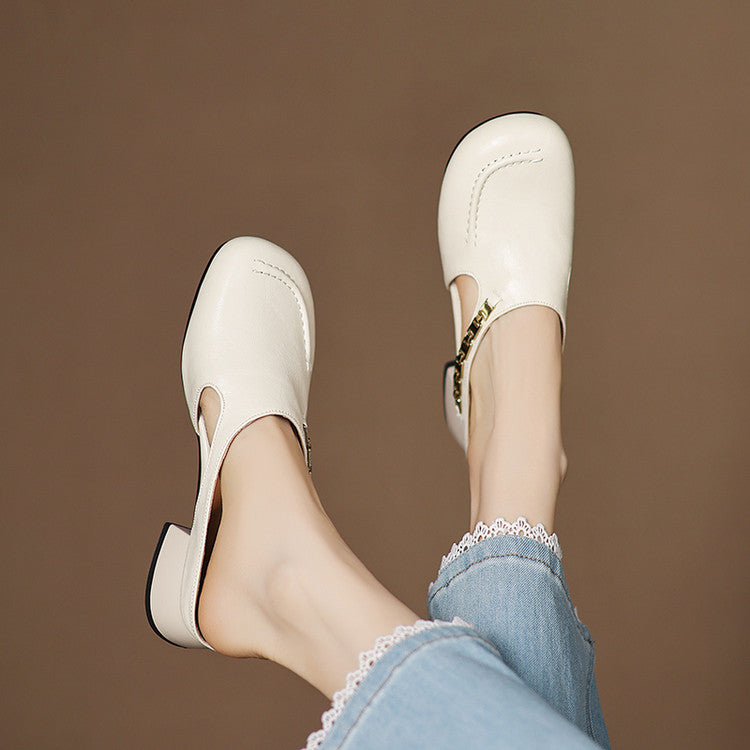 Lira Leather Mules