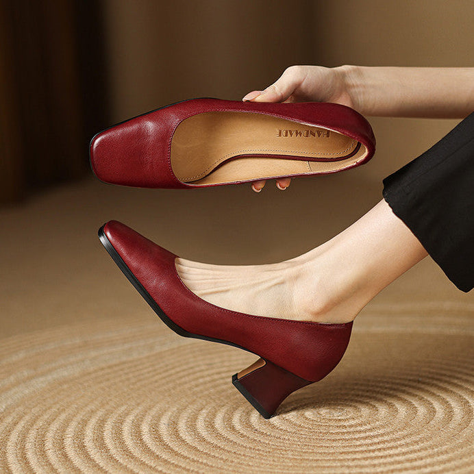 Eden Genuine Leather Heels