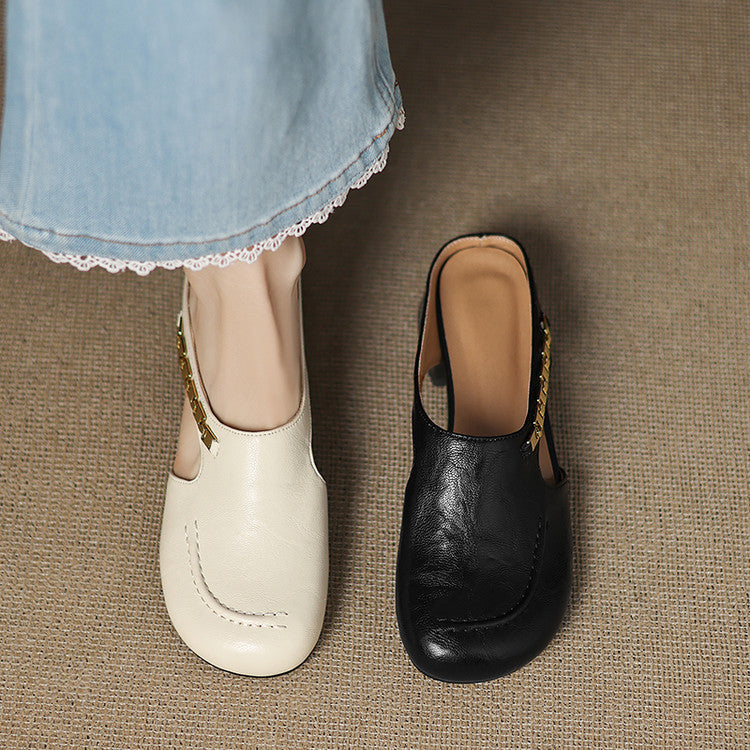 Lira Leather Mules